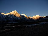 27 Madiya Peak Bhairab Takura, Eiger Peak, Gur Karpo Ri, Pemthang Karpo Ri, Triangle Sunrise From Valley Junction To Kong Tso Above Drakpochen
